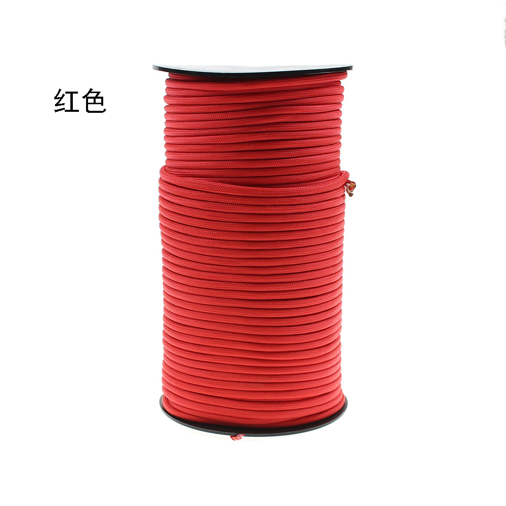 Cheap Goat Tents 650 Military Paracord 9 Strand 4mm Tactical Parachute Cord Camping Accessories DIY Weaving Outdoor Survival Equipment Tent Rope Paracord 